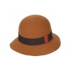 Chapeau Cloche Cognac