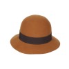 Chapeau Cloche Cognac