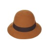 Chapeau Cloche Cognac